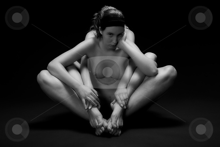 To use this stock image in your creative project, please select the size you need over to the right and click the "Add to Cart" button.
Your downloaded image will come with the Cutcaster watermark removed so don’t worry about the watermark you see on this page. Waiting stock photo, 2 Nakes woman in artistical gymnastic poses by Frenk and Danielle Kaufmann