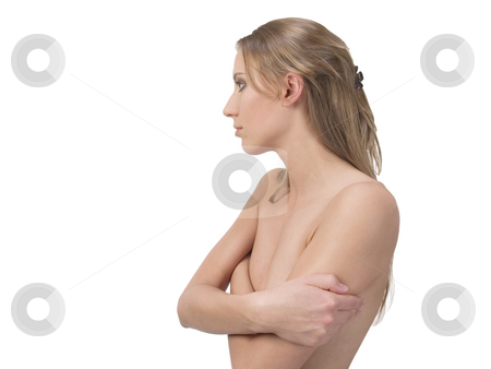 To use this stock image in your creative project, please select the size you need over to the right and click the "Add to Cart" button.
Your downloaded image will come with the Cutcaster watermark removed so don’t worry about the watermark you see on this page. Topless Profile Portrait Young Woman stock photo, Young Woman Show-Nothing Topless Portrait by Jeff Cleveland