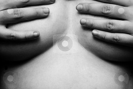 To use this stock image in your creative project, please select the size you need over to the right and click the "Add to Cart" button.
Your downloaded image will come with the Cutcaster watermark removed so don’t worry about the watermark you see on this page. Hands on breasts stock photo, Womans hands on breasts by Sean Nel