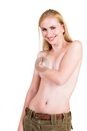 To use this stock image in your creative project, please select the size you need over to the right and click the "Add to Cart" button.
Your downloaded image will come with the Cutcaster watermark removed so don’t worry about the watermark you see on this page. Body #13 stock photo, Blonde girl holding covering her breasts with her arm by Sean Nel